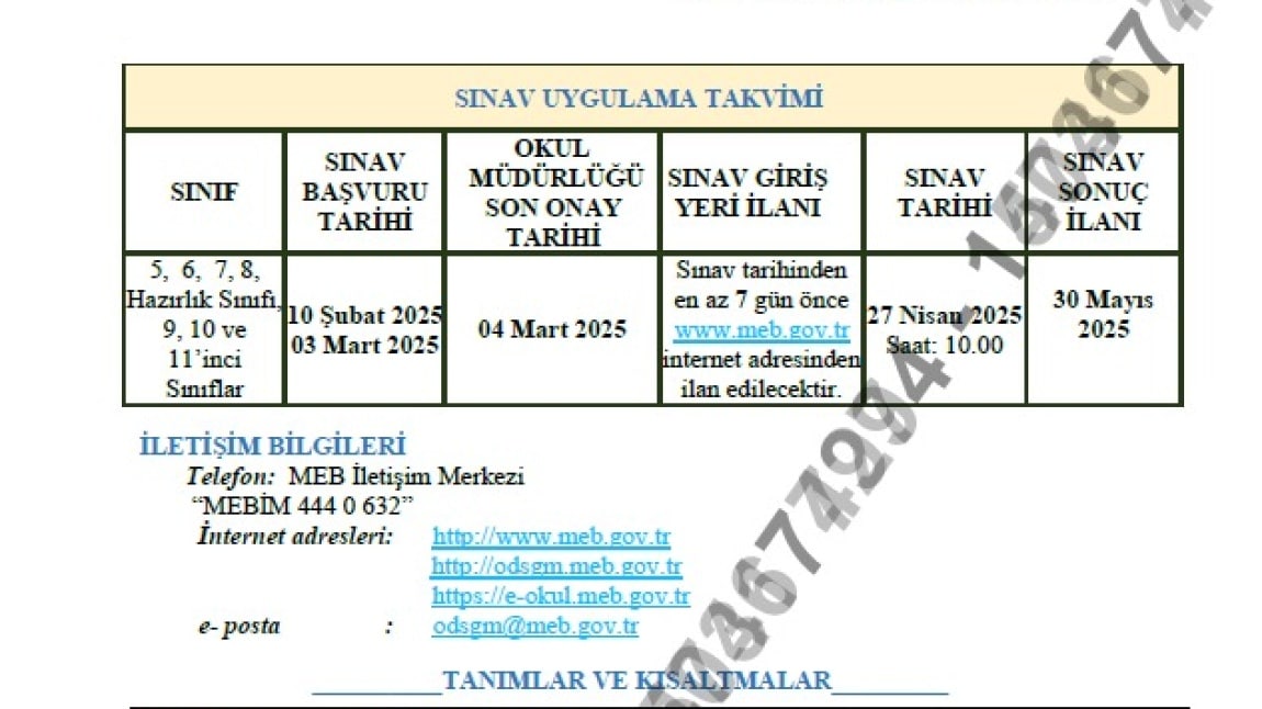 İlköğretim ve Ortaöğretim Kurumları Bursluluk Sınavı (İOKBS)